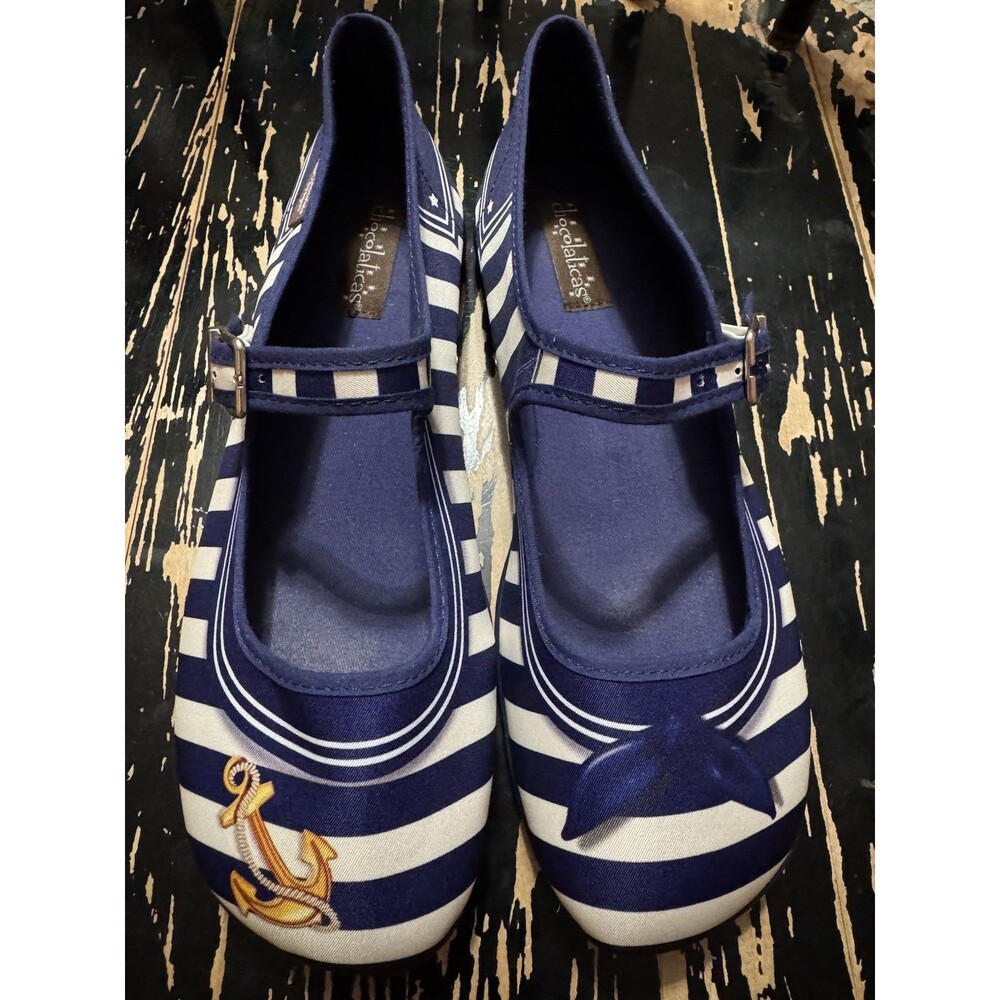 Hot Chocolate Design Mary Jane Shoes Womens Sailor Size 40 US 9/9.5 Chocolaticas